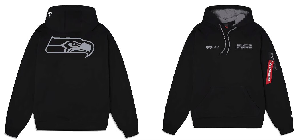 Men Seattle Seahawks 2024 Nike NFL black hoodie